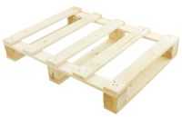 Dřevěná displejová paleta 800 × 600 × 120 mm – IPPC, fumigovaná