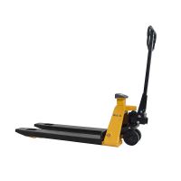 Vysokozdvižný vozík, s váhou, PU kolečka, 2000 kg