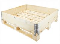 Paletová ohrádka – nová 1200 × 1000mm – 4 panty, IPPC, fumigovaná