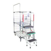 Rollkontejner pro vychystávání zboží – vč. 8 x Euro přepravek s úchytem 64590