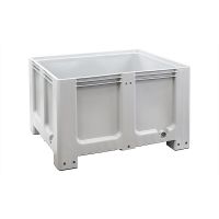 Paletový box, 610 l, 4 nožičky, uzavřený, 1200x1000x760mm