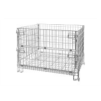 Drátěný box, nosnost 500 kg, skládací, pozinkovaný, 1200x1000x1000 mm