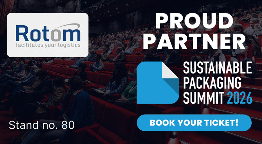 Společnost Rotom se zúčastní veletrhu Sustainable Packaging Summit 2026 v nizozemském Utrechtu